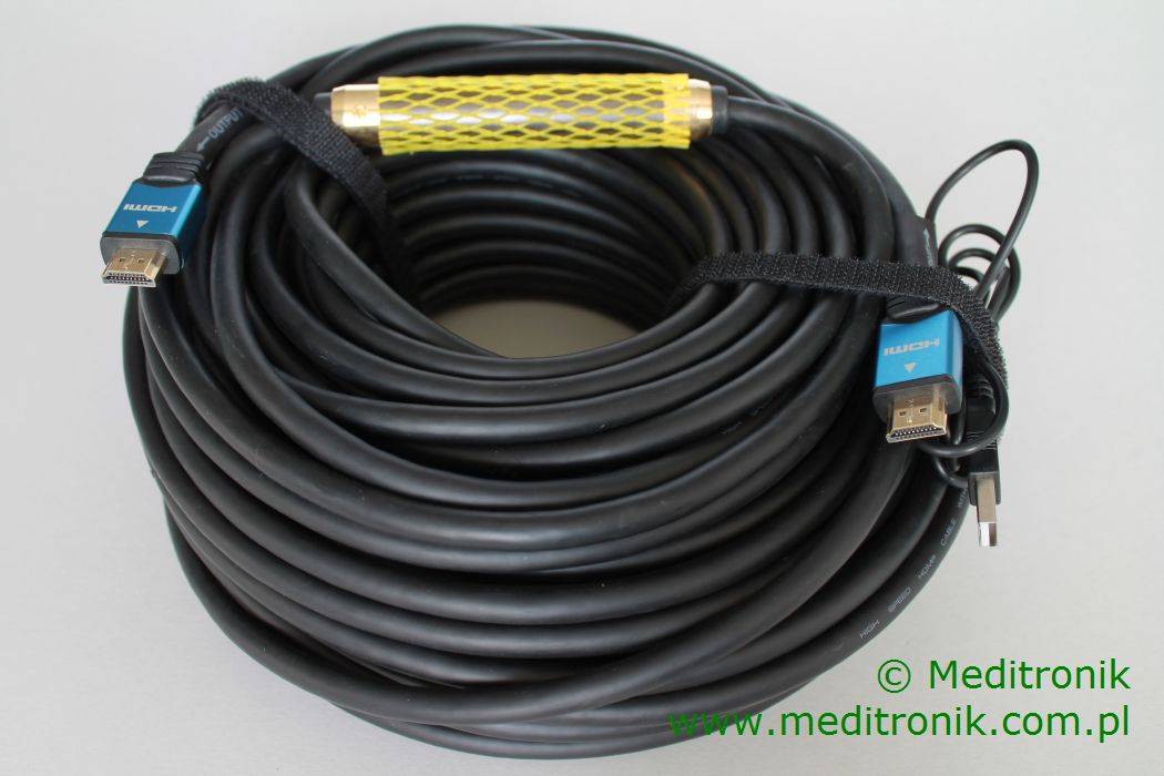 Kabel HDMI HDLink v1.4 wzmacniacz sygnału na USB długość 30m