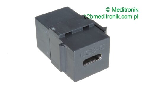 Gniazdo keystone USB-C, gniazdo/gniazdo, USB-C/USB-C, do M45 i mediaportów