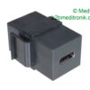 Gniazdo keystone USB-C/USB-C do M45 i mediaportów