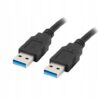 Kabel USB A-A, 2.0, wtyk/wtyk, długość 1.8m