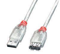 LINDY USB EXT 2M A/A W/G