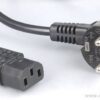 Kabel zasilający długość 1,8m wtyk Schuko na gniazdo IEC C13