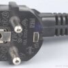 Kabel zasilający długość 2m wtyk Schuko na gniazdo IEC C5