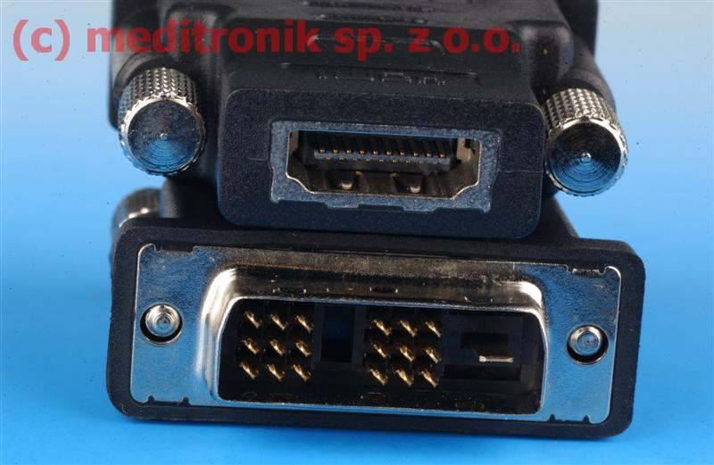 Adapter DVI-D18 wtyk na gniazdo HDMI
