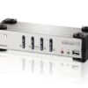 4-portowy przełącznik PS/2-USB VGA/Audio KVMP™ z menu OSD