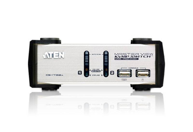 2-portowy przełącznik PS/2-USB VGA/Audio KVMP™
