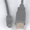 Kabel USB 2.0 wtyk A na wtyk mini B długość 1,5m