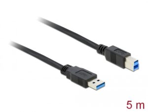 Kabel USB A-B, 3.0, wtyk/wtyk, długość 5m.