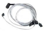 Kabel wewnętrzny mSAS HD (SFF-8643) right-angle 4x SATA Kabel wewnętrzny mSAS HD (SFF-8643) right-angle 4x SATA