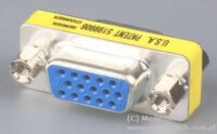 Adapter gniazdo DSUB15/1.27mm na gniazdo DSUB15/1.27mm Adapter gniazdo DSUB15/1.27mm na gniazdo DSUB15/1.27mm