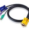 Przewód KVM PS/2- ATEN 2L-5202P Przewód KVM PS/2- ATEN 2L-5202P