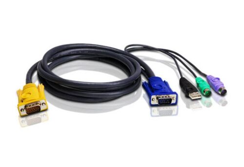 Przewód KVM PS/2-USB KVM- ATEN 2L-5303UP