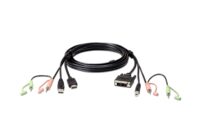 Przewód KVM USB HDMI do DVI-D 1.8M z audio- ATEN 2L-7D02DH