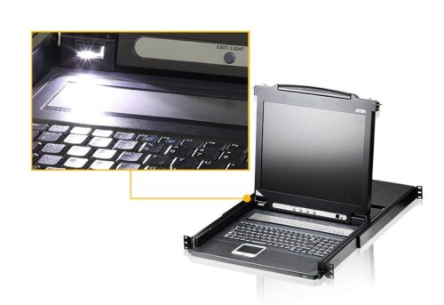 Wysuwana konsola KVM LCD Slideaway™- ATEN CL1008
