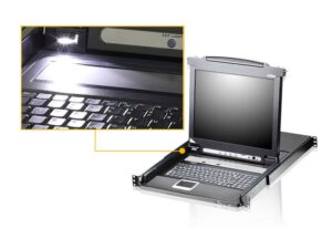 8-portowy przełącznik KVM LCD Slideaway™- ATEN CL5708