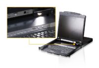 16-portowy przełącznik KVM LCD Dual Rail- ATEN CL5816