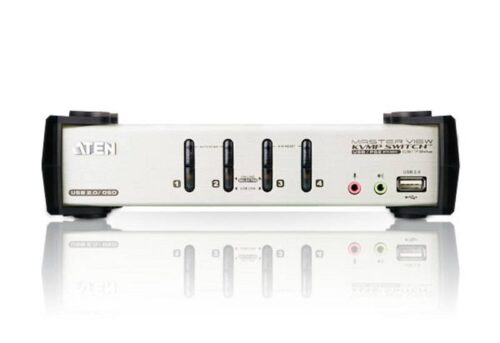 4-portowy przełącznik PS/2-USB VGA/Audio KVMP™ z menu OSD- ATEN CS1734B