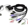 2-portowy przełącznik USB kabla HDMI/Audio KVM ze zdalnym selektorem portu- ATEN CS692 2-portowy przełącznik USB kabla HDMI/Audio KVM ze zdalnym selektorem portu- ATEN CS692