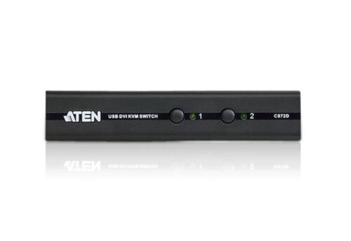 2-portowy przełącznik KVM USB DVI- ATEN CS72D