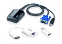 Adapter konsoli Laptop USB KVM Console Zestaw IT- ATEN CV211CP Adapter konsoli Laptop USB KVM Console Zestaw IT- ATEN CV211CP