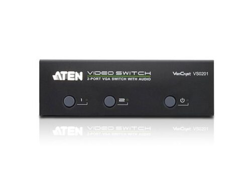 2-portowy przełącznik VGA z obsługą audio- ATEN VS0201