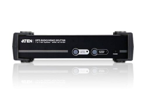 4-portowy rozgałęźnik sygnału audio-wideo na przewód Cat 5- ATEN VS1504