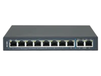 Niezarządzalny przełącznik (switch) 10xrj45 - 8 portów rj45 poe+ 100mb/s + 2 porty rj45Uplink 1gb/s (budżet mocy 96w) AVIZIO