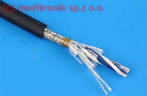 Kabel mikrofonowy, 4 przewody STP, linka 24 AWG, PVC, 305m