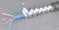 Kabel UTP kat5e+ 4pary drut 24 AWG,PVC, zbrojony AL,PVC,305m Kabel UTP kat5e+ 4pary drut 24 AWG,PVC, zbrojony AL,PVC,305m