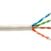 Kabel miedziany Belden U/UTP kat.5e drut PVC skrętka 305m biały