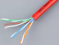 Skrętka UTP linka 4 pary 24 AWG, PVC dł.305m, czerwona