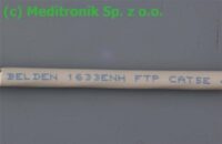 Kabel F/UTP cat. 5e, drut CU, 24AWG, FRNC szary dł.500m Kabel F/UTP cat. 5e, drut CU, 24AWG, FRNC szary dł.500m