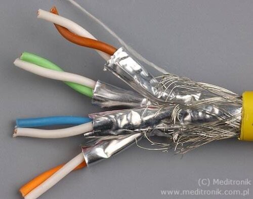 Kabel instalacyjny cat.7, SFTP, 4x2x23AWG, LSZH, 500m CPR Dca