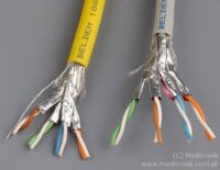 Kabel instalacyjny cat.7, SFTP, 4x2x23AWG, LSZH, 500m CPR Dca