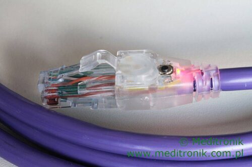 Patchcord UTP LED kat.6a dł.7ft purpurowy produkt BELDEN