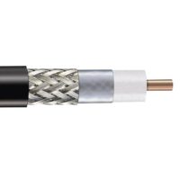 Przewód koncentryczny H155; 50 OHM, CU, linka, PVC 100m Przewód koncentryczny H155; 50 OHM, CU, linka, PVC 100m