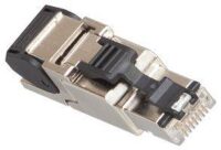 Wtyk RJ45 ekranowany kat. 6A na kabel drut 22-24AWG Belden