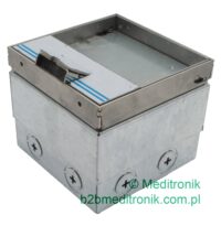 Kompletna kaseta zasilająca do montażu w podłogach