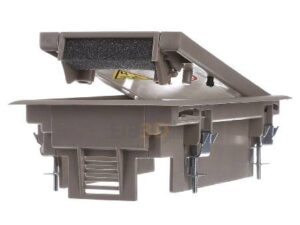 Puszka podłogowa (floorbox) 6m (45x45)  regulowana głębokość, do podłogi technicznej (wylewka opcjonalnie) ALANTEC