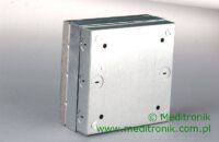 Stalowa kaseta zasilająca do montażu w podłodze tech. oraz