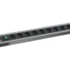 IT listwa zasil. PDU Basic 1HE z wył.różn.-pr.16A 30mA 19" 6x gn.Schuko zas.2m jasnosz./srebr. (333.411) IT listwa zasil. PDU Basic 1HE z wył.różn.-pr.16A 30mA 19" 6x gn.Schuko zas.2m jasnosz./srebr. (333.411)
