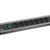 IT listwa zasil. PDU Basic 1HE 19" 12x IEC320 C13 zas. 2m cz./cz. z rygl. (333.616) IT listwa zasil. PDU Basic 1HE 19" 12x IEC320 C13 zas. 2m cz./cz. z rygl. (333.616)