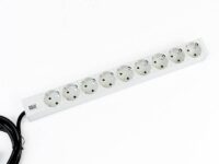 IT listwa zasil. PDU Basic 1HE 19" 9x gn.Schuko zas.2m jasnosz./srebrny (333.401)