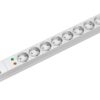 IT listwa zasil. PDU Basic 1HE z ochr.przep. 19" 8x gn.Schuko zas. 2m jasnosz./srebr. (333.404) IT listwa zasil. PDU Basic 1HE z ochr.przep. 19" 8x gn.Schuko zas. 2m jasnosz./srebr. (333.404)