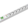 IT listwa zasil. PDU Basic 1HE z ochr.przep. 19" 8x gn.Schuko 1xprzeł. zas. 2m jasnosz./srebr. (333.405) IT listwa zasil. PDU Basic 1HE z ochr.przep. 19" 8x gn.Schuko 1xprzeł. zas. 2m jasnosz./srebr. (333.405)