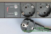 IT listwa zasil. PDU Basic 1HE z ochr.przep. 19" 8x gn.Schuko zas. 2m cz./cz. (333.534)