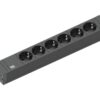 Connect Line listwa zasil. 6x gn.Schuko, bez wył., zas. 2,0m (420.0018)