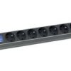 BlueNet BN0500 listwa zasil. 19" 1HE 12xC13 zas. 2,0m Schuko (800.2055) BlueNet BN0500 listwa zasil. 19" 1HE 12xC13 zas. 2,0m Schuko (800.2055)