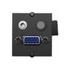 Moduł VGA z 3,5mm jack i przycisk nieb. 1,0m RJ11 (903.204) Moduł VGA z 3,5mm jack i przycisk nieb. 1,0m RJ11 (903.204)