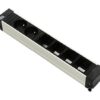 POWER FRAME listwa zasil. 6x: 2x gn.UTE z bolc.uz. 4x wolne miejsce czarna ALU (916.023) POWER FRAME listwa zasil. 6x: 2x gn.UTE z bolc.uz. 4x wolne miejsce czarna ALU (916.023)